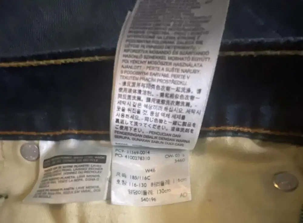 Levi's Dark Wash Denim Jeans